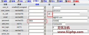 Ecshop在数据库中修改密码需要注意的事项